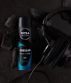 NIVEA MEN Deep Black Carbon Beat Spray - Ant-transpirant - Voordeelverpakking 6 X 150 ML -Lichaamsverzorging Winkel 1027x1200 7