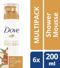 Dove Argan Oil Doucheschuim - 6 X 200ml - Voordeelverpakking -Lichaamsverzorging Winkel 1066x1200 3