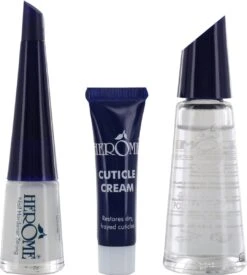 Herome 3 In 1 Manicure Nagelverzorging Set Blauw – Nagelset Voor Beschadigde Nagels - Nagelverharder, Nagellakremover En Nagelriemcreme - Set Van 3 -Lichaamsverzorging Winkel 1079x1200 1