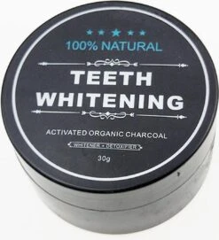 Merkloos Natural Teeth Whitening - Activated Organic Charcoal 30g/ Tanden Bleken /100% Natuurlijk Poeder / -Lichaamsverzorging Winkel 1094x1200 4