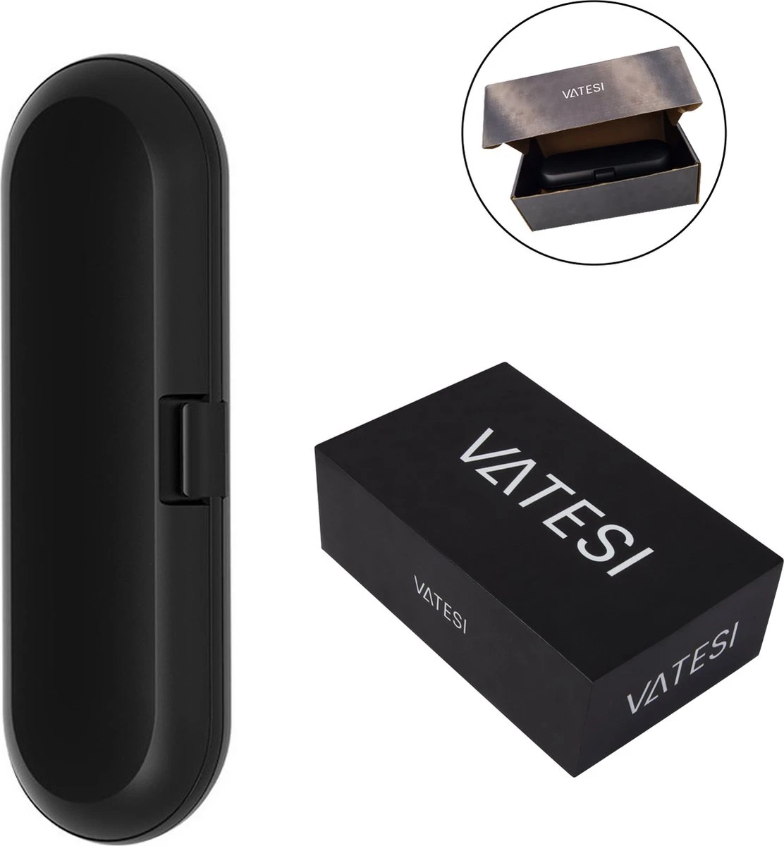 Reisetui Elektrische Tandenborstel - Tandenborstel Koker - Geschikt Voor Oral B - Zwart 6 Reisetui Elektrische Tandenborstel - Tandenborstel Koker - Geschikt Voor Oral B - Zwart - Afbeelding 4