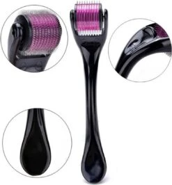 Merkloos DRS Derma Roller 540 - 2.00mm | Gezichts- En Huidverzorging | Zwart