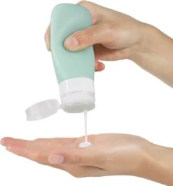 Pazzo Goods - Reisflesjes - Gratis Toilettasje - Reisflesjes Handbagage - Reisflacons - Reisflesjes 100 Ml - Siliconen - 4 Stuks - Duurzaam - Navulbaar -Lichaamsverzorging Winkel 1118x1200 2