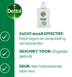 Dettol - Handzeep - Antibacterieel - Verzachtend - Aloë Vera - 6 X 250 Ml -Lichaamsverzorging Winkel 1125x1200 5
