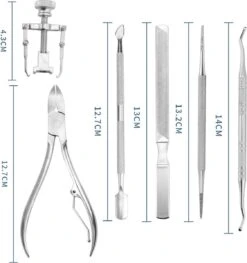 7-Delige Pedicure Set - Nagelverzorging - Nagelset - Ingegroeide Teennagel - Nagelknipper - Nail Clippers - Ingrown Toenail -Lichaamsverzorging Winkel 1125x1200 7