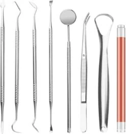 Qy Tandarts Set Voor Het Verwijderen Van Tandsteen En Verzorgen Van Het Gebit – 8 Delig In Luxe Opbergetui -Lichaamsverzorging Winkel 1125x1200 8