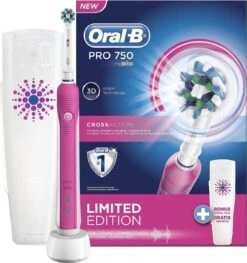 Oral B Oral-B PRO 750 - 3DWhite - Elektrische Tandenborstel - Inclusief Reisetui -Lichaamsverzorging Winkel 1128x1200 1