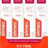 Elmex Anti Cariës Professional Tandpasta 4 X 75ml - Voordeelverpakking
