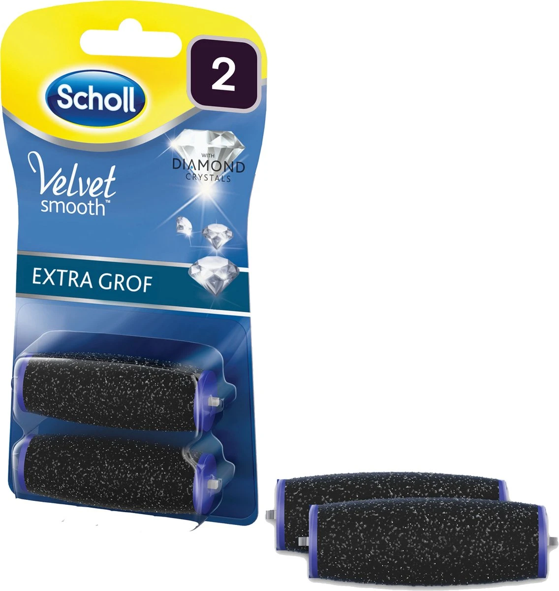 Scholl Velvet Smooth - Navulling Eeltverwijderaar - Extra Grof - Voetvijl - 2 Stuks 3 Scholl Velvet Smooth - Navulling Eeltverwijderaar - Extra Grof - Voetvijl - 2 Stuks