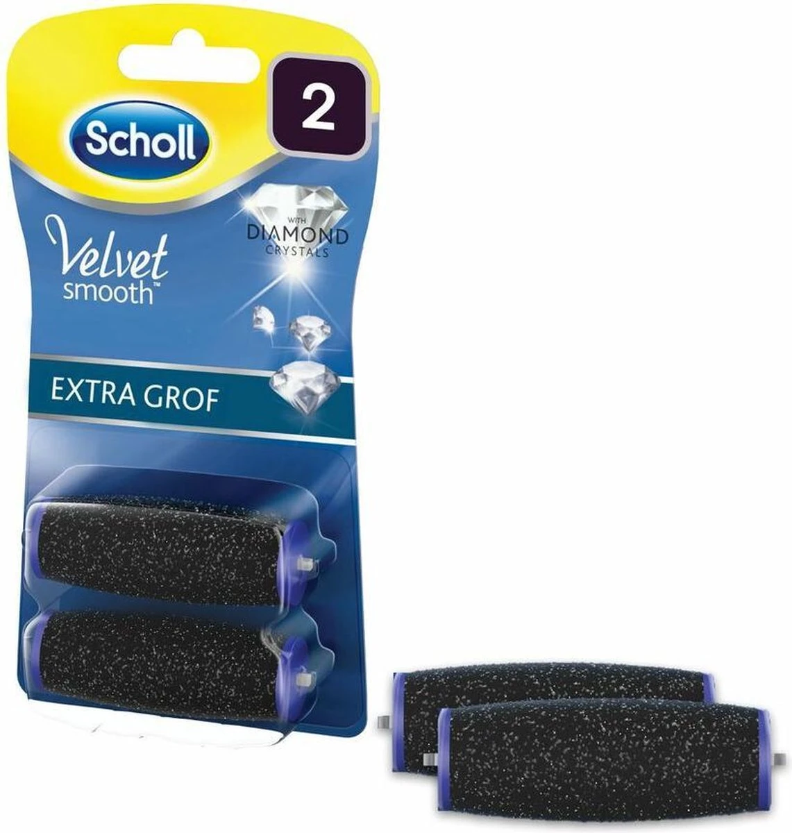 Scholl Velvet Smooth - Navulling Eeltverwijderaar - Extra Grof - Voetvijl - 2 Stuks 4 Scholl Velvet Smooth - Navulling Eeltverwijderaar - Extra Grof - Voetvijl - 2 Stuks - Afbeelding 2