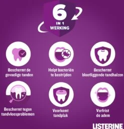 LISTERINE Total Care Tandbescherming, Mondspoeling, Biedt Complete Bescherming Voor Sterke Tanden Met 6 In 1 Effect, 3 X 500 Ml -Lichaamsverzorging Winkel 1151x1200 6
