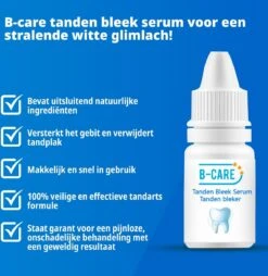 B-care Tanden Bleker – Wittere Tanden – Teeth Whitening Strips – Professioneel Resultaat - Tandsteen Verwijderaar - Zonder Peroxide - Tandenbleekset - Tanden Bleken -Lichaamsverzorging Winkel 1169x1200 12
