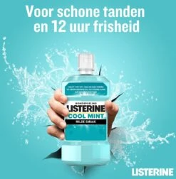 LISTERINE Cool Mint Milde Smaak, Mondspoeling Zonder Alcohol Met Etherische Oliën, Helpt Bacteriën Te Verwijderen En Zorgt Voor Een Langdurig Frisse Adem, 3 X 500 Ml -Lichaamsverzorging Winkel 1177x1200 2