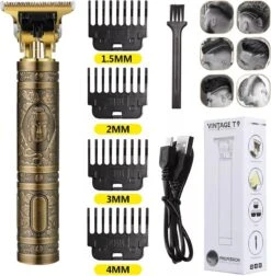 Golden Panther Professionele Draadloze Tondeuse - Trimmer Mannen - Scheerapparaat - Geschikt Voor Haar & Baard - Trimmer Lichaam - Bodygroomer Heren - Precision Detailer - Shaving Men -Lichaamsverzorging Winkel 1177x1200 5