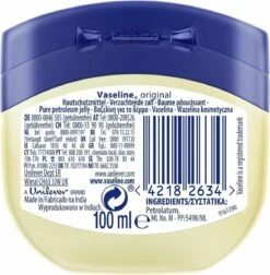 Vaseline® Vaseline Pure Petroleum Jelly Original - 100 Ml - Bodygel -Lichaamsverzorging Winkel 1178x1200 2
