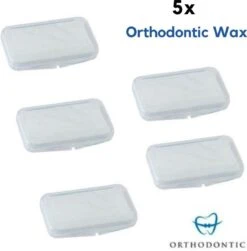 5x Orthodontic Wax - Beugel Wax - Zonder Smaak - Voordeelpak