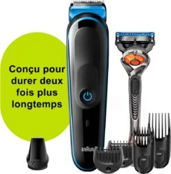 Braun MGK5245 7-in-1 Trimmer Baardtrimmer Voor Mannen - Gezichts- En Haartrimmer - Zwart/Blauw -Lichaamsverzorging Winkel 1179x1200 3