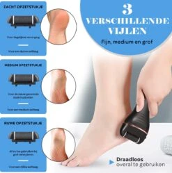 Elektrische Eeltverwijderaar INCL. Mani En Pedicure Set - Voetvijl - Eeltvijl - Eelt Verwijderaar -Oplaadbaar -Lichaamsverzorging Winkel 1191x1200