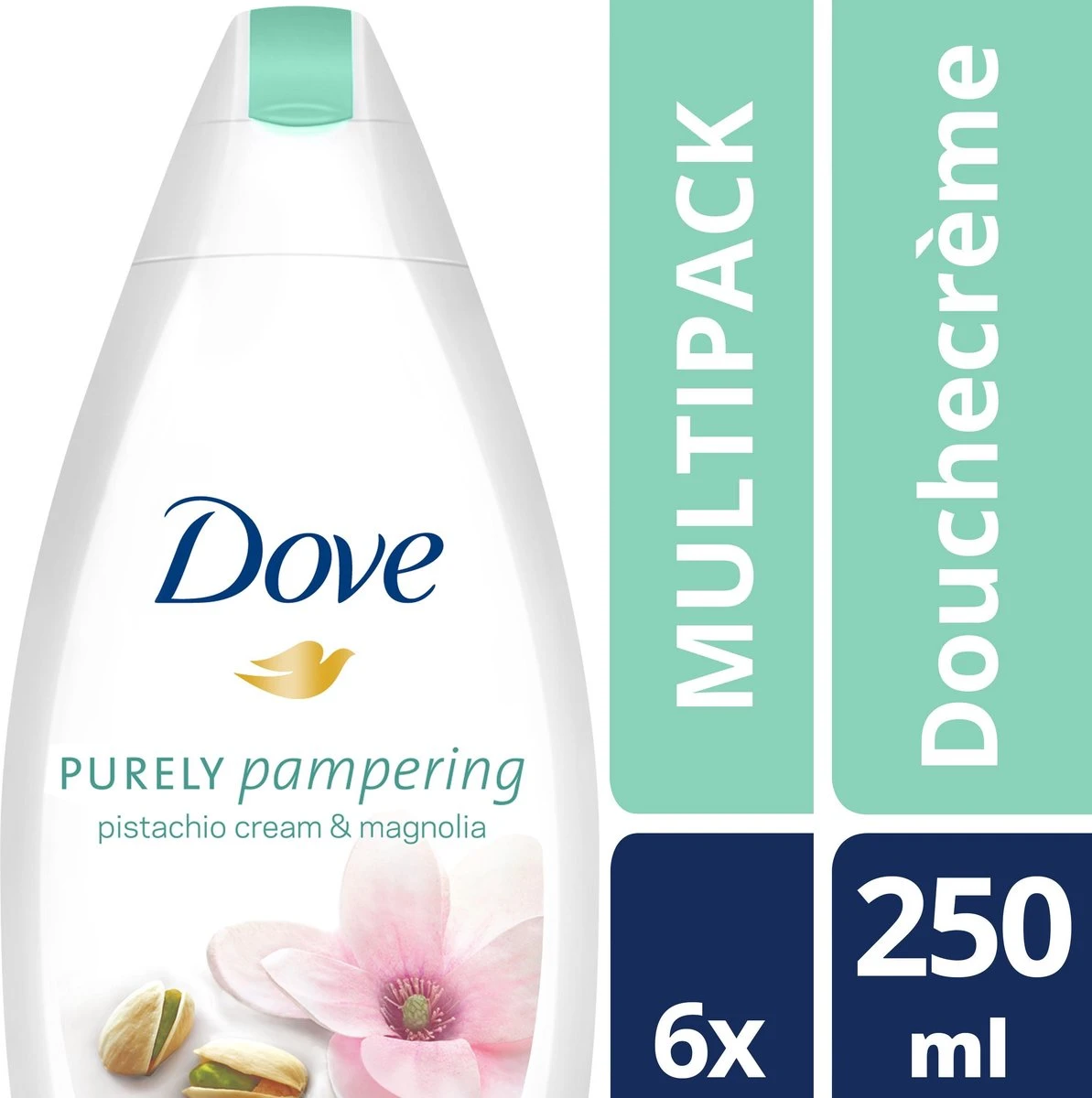 Dove Pistache & Magnolia Douchegel - 6 X 250ml - Voordeelverpakking 11 Dove Pistache & Magnolia Douchegel - 6 X 250ml - Voordeelverpakking - Afbeelding 9