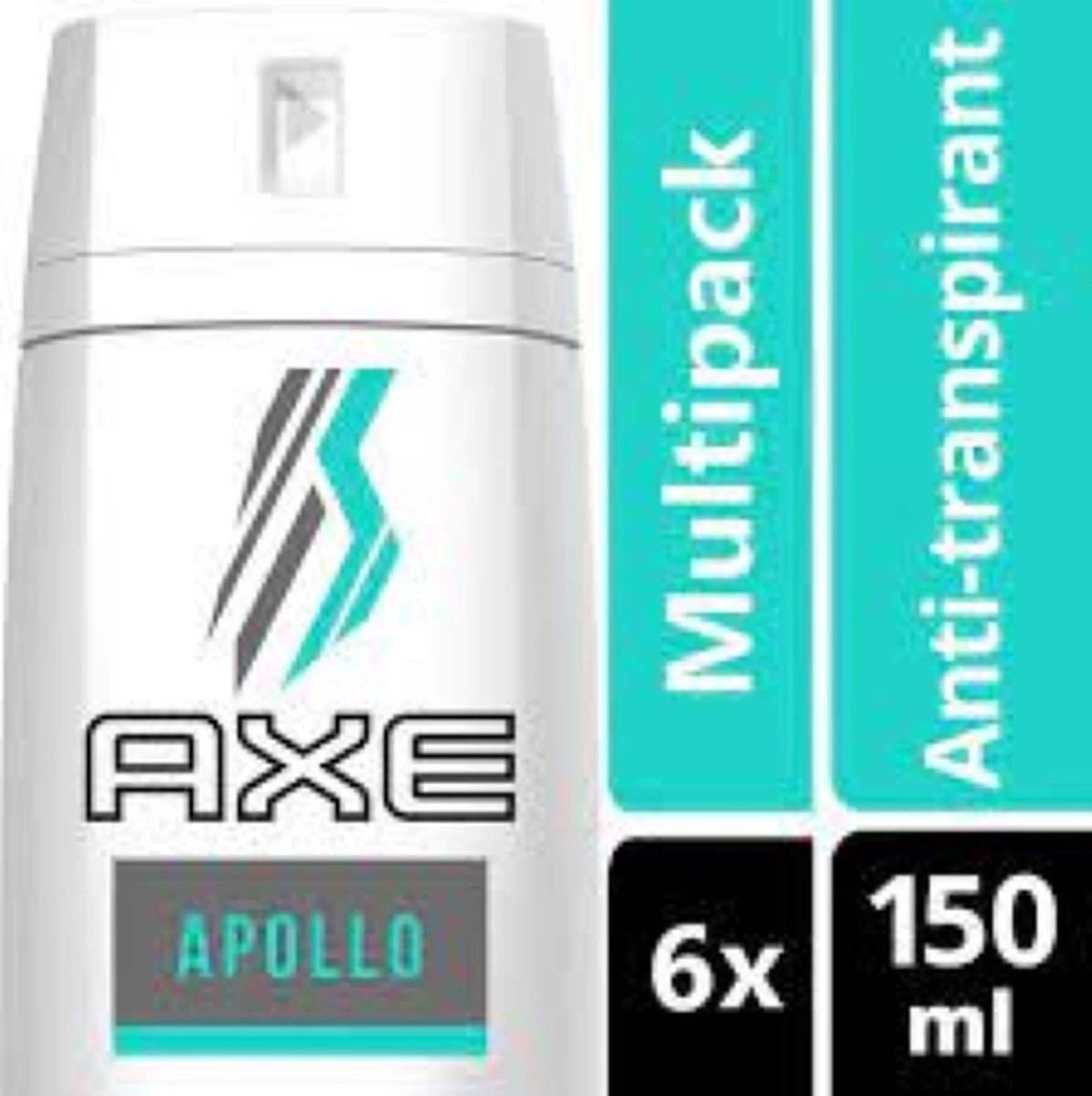 AXE Apollo Dry Anti-Transpirant Deodorant - 6 X 150 Ml - Voordeelverpakking 3 AXE Apollo Dry Anti-Transpirant Deodorant - 6 X 150 Ml - Voordeelverpakking