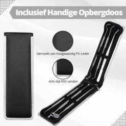 AdroitGoods 7 Delige RVS Tandarts Setje - Incl Haakje En Spiegel - Tandenstokers - Tandplak - Gebit Verzorging Setje -Lichaamsverzorging Winkel 1198x1200 30