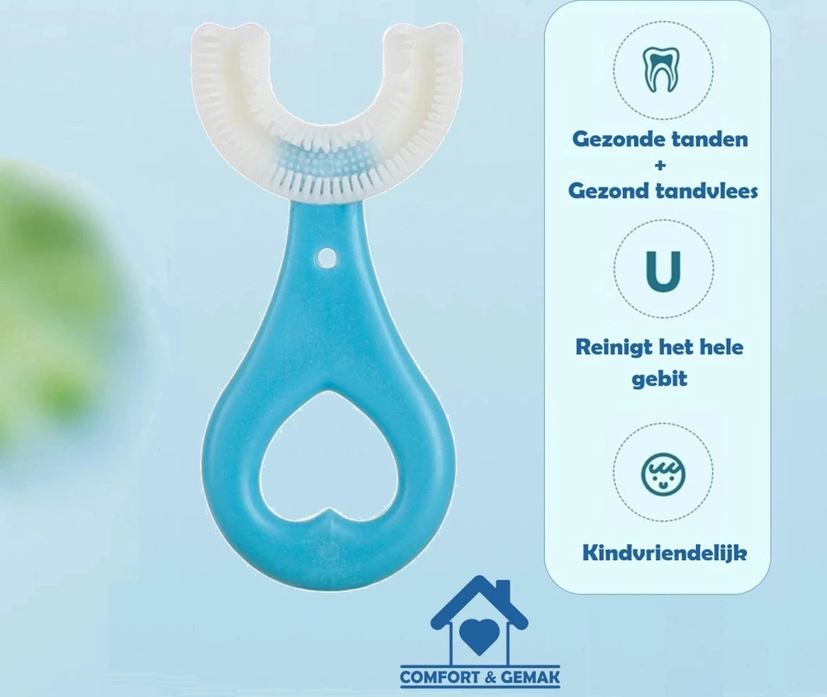 Tandenborstel Voor Baby En Kind - Eenvoudig, Hygiënisch En De Oplossing Voor Tandenpoetsen Bij Kinderen - BPA Vrij – BLAUW 12 Tandenborstel Voor Baby En Kind - Eenvoudig, Hygiënisch En De Oplossing Voor Tandenpoetsen Bij Kinderen - BPA Vrij – BLAUW - Afbeelding 10