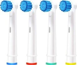 Zachte Opzetborstels - 4 Stuks - Geschikt Voor Oral-B