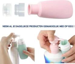 Pazzo Goods - Reisflesjes - Gratis Toilettasje - Reisflesjes Handbagage - Reisflacons - Reisflesjes 100 Ml - Siliconen - 4 Stuks - Duurzaam - Navulbaar -Lichaamsverzorging Winkel 1200x1019