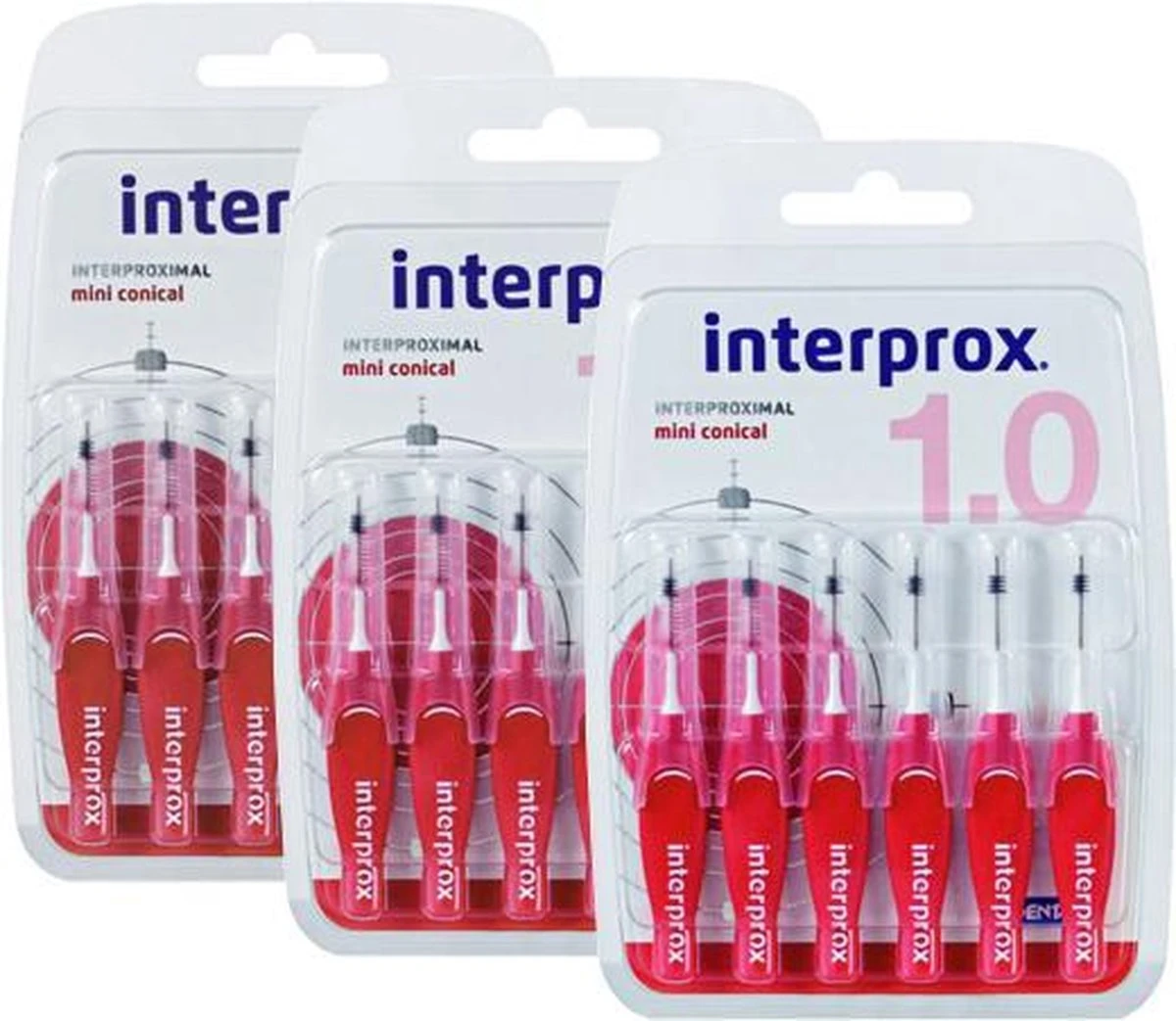 Interprox Premium Mini Conical - 2 Tot 4 Mm - 3 X 6 Stuks 7 Interprox Premium Mini Conical - 2 Tot 4 Mm - 3 X 6 Stuks - Afbeelding 5