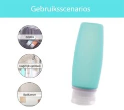 STARMAN Reisflesjes Set - Siliconen - Reisflacons - Handbagage - 100ml - 4 Stuks -Lichaamsverzorging Winkel 1200x1075 2