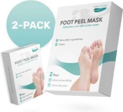 Soft & Silky - Eeltsokken - 2 Pack - Voetmasker - Foot Peel Mask - Eelt Verwijderaar - Voetvijl - Eeltverwijderaar - Eeltvijl - Eeltrasp