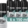 Axe Apollo Anti-transpirant Spray - 6 X 150 Ml - Voordeelverpakking