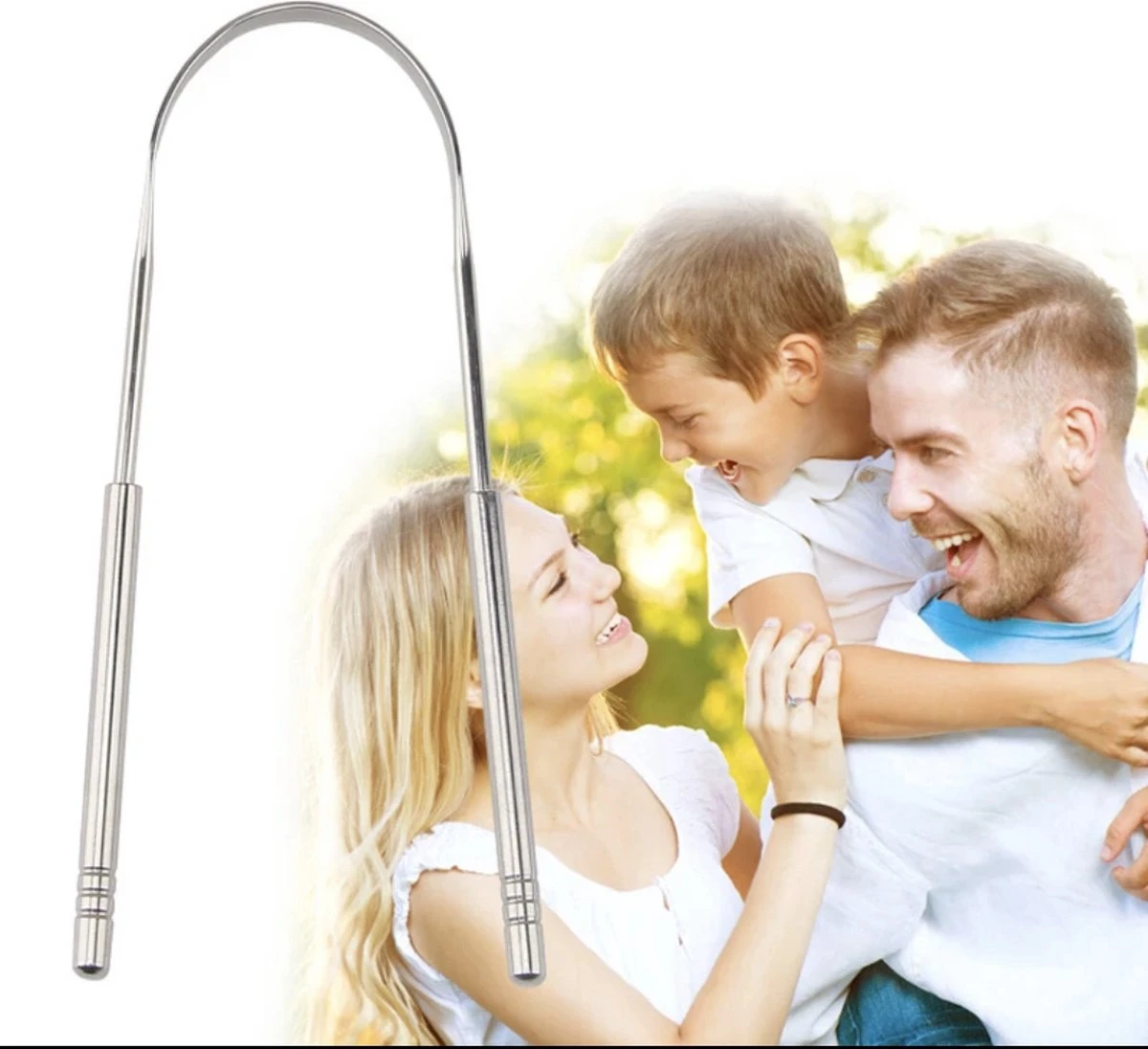 Effectieve Tongschraper - Tongreiniger - Rose Goud 4 Effectieve Tongschraper - Tongreiniger - Rose Goud - Afbeelding 2