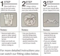 Kunstgebit InstantSmile - Medium - Boven Gebit - Goedkope Kunstgebit- Met Bijgeleverde Vulling -Lichaamsverzorging Winkel 1200x1119 2
