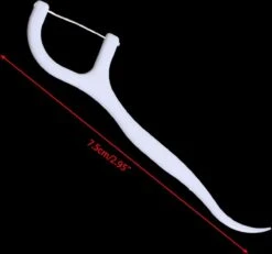 Merkloos Tanden Flosser - 50 Stuks – Tandenstoker Flosser - Wit -Lichaamsverzorging Winkel 1200x1122 4