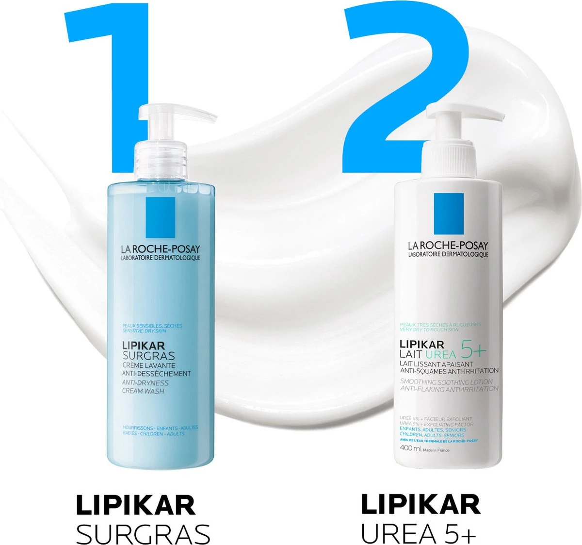 La Roche-Posay Lipikar Melk Urea 5+ - 400ml - Zeer Droge Huid 9 La Roche-Posay Lipikar Melk Urea 5+ - 400ml - Zeer Droge Huid - Afbeelding 7
