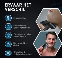 Beeperfect® 5 In 1 Baardtrimmer Voor Mannen - Incl. 5 Opzetstukken - Trimmer - Bodygroomer - Neus En Oortrimmer - 0.5-10MM - Gratis Baardkam -Lichaamsverzorging Winkel 1200x1127 5