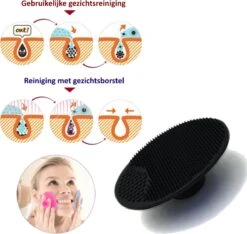 Blubs® – Badborstel – Dry Brush – Rug Scrubber – Lichaamsborstel – Rugborstel Douche Met Steel – Huidborstel – Doucheborstel – Bad- & Doucheaccessoires – Badborstel Met Steel – Doucheborstel Rugborstel – Siliconen Borstel – Massage – Cyaan -Lichaamsverzorging Winkel 1200x1139 4