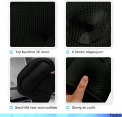 TIGIOO Luxe Home Spa Badkussen Small - Zwart Kussen Voor In Bad - Met 6 Zuignappen - Extra Comfort -Lichaamsverzorging Winkel 1200x1146 2