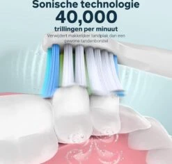 Bintoi® ISonic Pro Series D700 - Elektrische Tandenborstel - Ultra Whitening - 1 Handvat En 4 Opzetborstels - Oplaadbaar - Veilig Voor Douche - Gratis Reisetui - Wit -Lichaamsverzorging Winkel 1200x1146 8