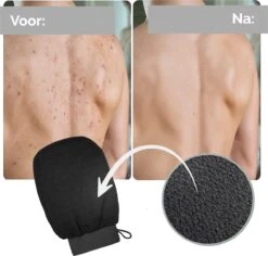 Sensu Scrub Handschoen - 3 Stuks - Zwart - Washand Exfoliating Glove - Kessa Hammam Washandje -Lichaamsverzorging Winkel 1200x1147 5