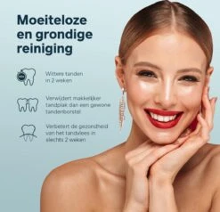Bintoi® ISonic Pro Series D700 - Elektrische Tandenborstel - Ultra Whitening - 1 Handvat En 4 Opzetborstels - Oplaadbaar - Veilig Voor Douche - Gratis Reisetui - Wit -Lichaamsverzorging Winkel 1200x1156 6