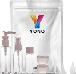 YONO Reisflesjes Set - Navulbare Reisflacons In Verschillende Maten Met Toilettas - Spray Flesjes En Cosmetica Potjes Voor Handbagage Vliegtuig -Lichaamsverzorging Winkel 1200x1157 3