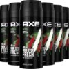 Axe Africa Bodyspray Deodorant - 6 X 150 Ml - Voordeelverpakking