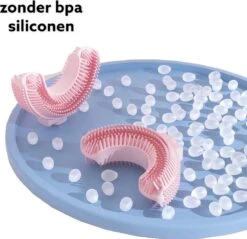 Medies - 360° U-vormige Kindertandenborstel Regenboog Roze | Baby Tandenborstel | Kindertandenborstel | Peuter Tandenborstel | U-vorm - Siliconen - Bpa Free - 2 Tot 7 Jaar -Lichaamsverzorging Winkel 1200x1162 5