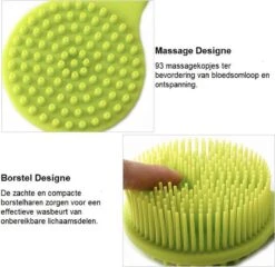 Blubs® – Badborstel – Dry Brush – Rug Scrubber – Lichaamsborstel – Rugborstel Douche Met Steel – Huidborstel – Rugborstel Kunststof – Badborstel Met Steel – Doucheborstel Met Steel – Siliconen Borstel – Droogborstel – Massage – Groen 11 Blubs® – Badborstel – Dry Brush – Rug Scrubber – Lichaamsborstel – Rugborstel Douche Met Steel – Huidborstel – Rugborstel Kunststof – Badborstel Met Steel – Doucheborstel Met Steel – Siliconen Borstel – Droogborstel – Massage – Groen -Lichaamsverzorging Winkel 1200x1166 4