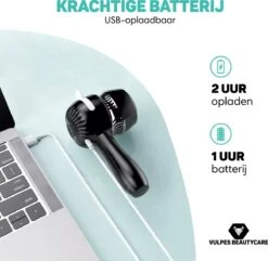 Vulpes BeautyCare® Elektrische Eelt Verwijderaar Pro – Stofzuigfunctie – 3 Snelheden – Inclusief 3 Vijlschijven & Borstel - USB-Oplaadbaar -Lichaamsverzorging Winkel 1200x1171