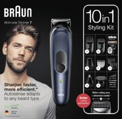Braun Multigroomer 7 MGK7330 - 10in1 Trimmer Voor Mannen - Baard + Haar -Lichaamsverzorging Winkel 1200x1177 7