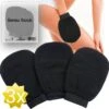 Sensu Scrub Handschoen - 3 Stuks - Zwart - Washand Exfoliating Glove - Kessa Hammam Washandje -Lichaamsverzorging Winkel 1200x1191 5