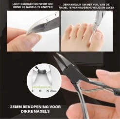 Merkloos Pedicure Set 7-Delig - Nagelverzorging - Starterset - Ingegroeide Teennagel - Nagelknipper -Lichaamsverzorging Winkel 1200x1195 5